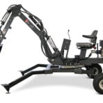 Schreitbagger Nero SB-360 mit 2,45 m Reichweite in Aktion