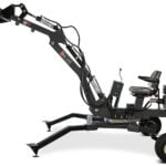 Vielseitiger Schreitbagger Nero SB-360 mit 360° Schwenkbereich