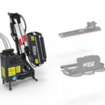 Heckentrimmer und Astsäge Zubehör zu hydraulischem Auslegemulcher Nero HM-100